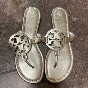 Gold Tory Burch sandals new